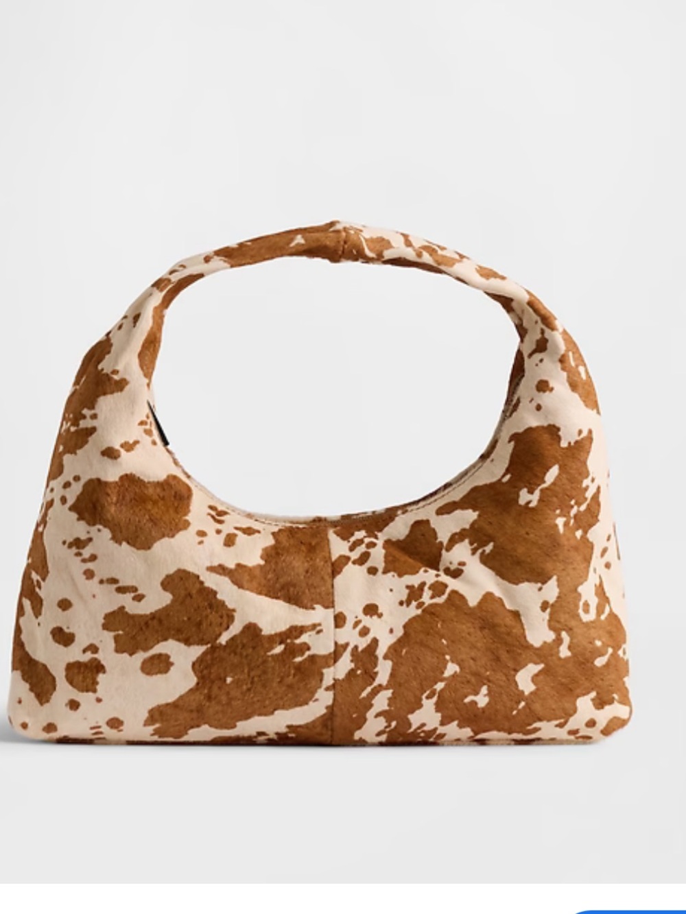 GAP Cow Print Calf Hair Slouchy Bag
